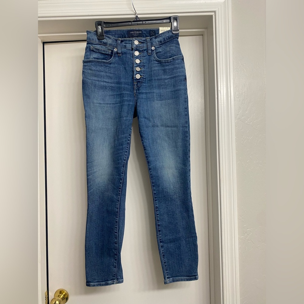 Women’s Lucky Brand High Rise Crop Bridgette